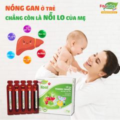 Siro Thanh Nhiệt Fitolabs Kool - Giải Độc, Mát Gan Cho Trẻ - Hộp 20 Ống 10ml, Dễ Dàng Hấp Thụ, Hỗ Trợ Giảm Ngứa và Mề Đay
