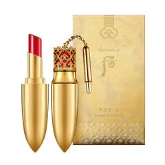 Son Whoo Gongjinhyang Mi Luxury Lip Rouge 55 Real Red - Son Môi Đỏ Tươi Sang Chảnh, Dưỡng Ẩm Mượt Mà, Phù Hợp Với Mọi Tông Da