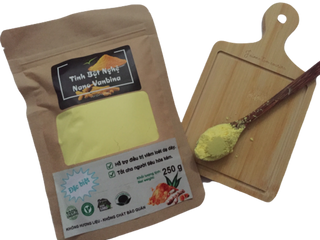 Tinh Bột Nghệ Nano Hữu Cơ Vanbina 250g - Hỗ Trợ Tiêu Hóa, Làm Đẹp Da, Giảm Cân Hiệu Quả từ Nghệ Tươi Tây Nguyên