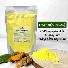 Tinh Bột Nghệ Vàng Nguyên Chất Tabaha 300g - Hỗ Trợ Tiêu Hóa, Làm Đẹp Da, Giảm Mụn, Tăng Cường Tim Mạch
