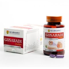 Viên uống Gusaradi Học viện Quân Y - Hỗ trợ điều trị bệnh gout, giảm acid uric, hộp 60 viên thiên nhiên, cải thiện sức khỏe.