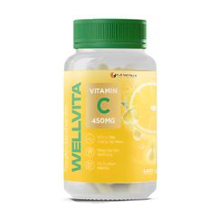 Viên Uống Hỗ Trợ Tăng Cường Sức Khỏe WellVita Vitamin C 450mg - Tăng Cường Đề Kháng & Năng Lượng, Làm Đẹp Da, 120 Viên