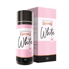Viên Uống Trắng Da White Adiva 60 Viên - Hỗ Trợ Làm Sáng Da Tự Nhiên, Bảo Vệ Da Dưới Ánh Sáng Mặt Trời