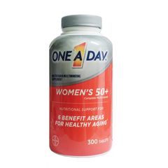Viên uống One A Day For Women 50+ - Vitamin tổng hợp hỗ trợ sức khỏe cho phụ nữ trên 50 tuổi - Hộp 300 viên