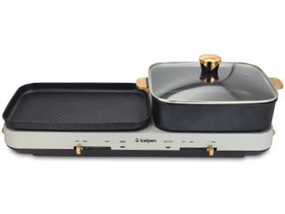 Bếp Nướng Lẩu Đa Năng Kalpen PP99 - 2 Trong 1 Điều Chỉnh Đun Nấu Độc Lập, Thiết Kế Hiện Đại, Công Suất 2200W, Tiện Ích Nấu Nướng Tối Ưu