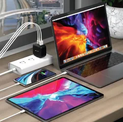 Củ Sạc Nhanh Mazer Infinite Boost Super MINI GAN66W - Sạc Ba Cổng USB-C và USB-A, Thiết Kế Siêu Gọn, An Toàn, Hiệu Suất Cao