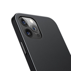 Ốp Lưng Da PU Baseus Magnetic Chính Hãng Cho iPhone 12/Pro/Promax/Mini - Sạc Không Dây Thoải Mái, Bảo Vệ Toàn Diện
