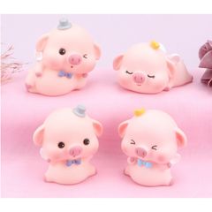 Heo Hồng Hạnh Phúc Trang Trí Taplo Ô Tô - Decal Dễ Thương Cho Xe Hơi, Đồ Trang Trí Nội Thất Xinh Xắn