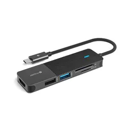 Hub chuyển đổi 5in1 Mazer Infinite Pro - Cổng kết nối đa dạng, Hình ảnh 4K, Tốc độ truyền dữ liệu cao cho Mac, Windows, Android