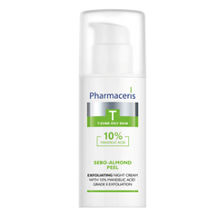 Kem Dưỡng 10% Axit Mandelic Pharmaceris Sebo-Almond Peel - Giúp Trẻ Hóa Da Dầu Mụn, Làm Dịu Mụn, Giảm Bã Nhờn, 50ml