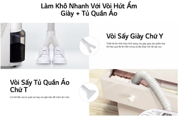 Máy Hút Ẩm LG MD16GQSE0 16L Dual Inverter - Hiệu Suất 215W, Phù Hợp Diện Tích 30m2, Loại Bỏ Vi Khuẩn, Tiết Kiệm Điện