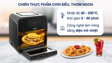 Nồi Chiên Không Dầu Đa Năng Tefal FW501815 - Dung Tích 11 Lít, Hẹn Giờ Tự Động, 9 Chương Trình Nấu Tiện Lợi