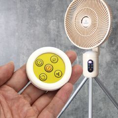 Quạt Tuần Hoàn Không Khí Kalpen CFK-999 - 8 Mức Gió, Pin 10000mAh, Thiết Kế Hiện Đại, 7 Cánh, Hẹn Giờ, Sử Dụng 21 Giờ