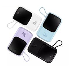 Sạc Dự Phòng Baseus Qpow Pro 10000mAh - Bảo Mật Thông Minh, Sạc Nhanh USB & Type C, Màn Hình Hiển Thị, Dành Cho Điện Thoại & Thiết Bị Di Động