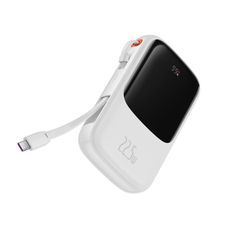 Sạc Dự Phòng Baseus Qpow Pro 10000mAh - Bảo Mật Thông Minh, Sạc Nhanh USB & Type C, Màn Hình Hiển Thị, Dành Cho Điện Thoại & Thiết Bị Di Động