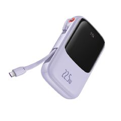 Sạc Dự Phòng Baseus Qpow Pro 10000mAh - Bảo Mật Thông Minh, Sạc Nhanh USB & Type C, Màn Hình Hiển Thị, Dành Cho Điện Thoại & Thiết Bị Di Động