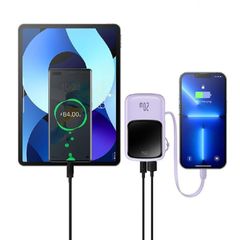 Sạc Dự Phòng Baseus Qpow Pro 10000mAh - Bảo Mật Thông Minh, Sạc Nhanh USB & Type C, Màn Hình Hiển Thị, Dành Cho Điện Thoại & Thiết Bị Di Động