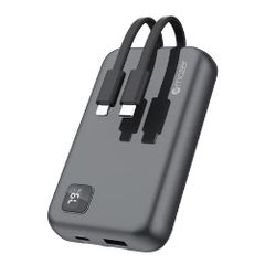 Sạc Dự Phòng Mazer SuperMINI-Pocket Power.Link Trio 10.000mAh - Pin Nhỏ Gọn Tích Hợp Cáp Lightning & USB-C, Sạc Nhanh 22W