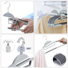 Set 50 Móc Treo Quần Áo Songmics Đức - Chất Liệu Nhựa Cao Cấp, Chống Trơn Trượt, Tải Trọng 5kg, Thiết Kế Hiện Đại, Dụng Cụ Gia Đình Thực Dụng