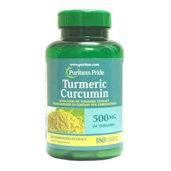 Tinh Chất Nghệ Vàng Curcumin Puritan's Pride 500mg - Viên Uống Hỗ Trợ Tiêu Hóa, Làm Đẹp Da, 180 Viên của Mỹ