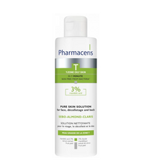 Toner 3% Mandelic Pharmaceris Sebo-Almond-Claris cho da mụn - Làm sạch sâu, ngăn ngừa mụn, kiểm soát nhờn, phù hợp với da dầu, mụn trứng cá