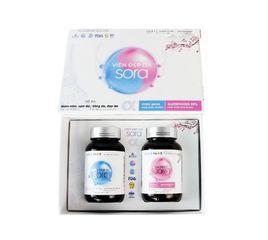 Bộ Viên Uống Đẹp Da Sora - Hỗ Trợ Cải Thiện Nám Da, Dưỡng Trắng Da, Giúp Da Sáng Mịn và Khỏe Mạnh, Thực Phẩm Bảo Vệ Sức Khỏe
