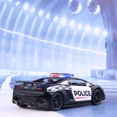 Mô hình xe UNI Lamborghini Gallardo Police LP570-4 tỉ lệ 1:36 - Đồ Chơi Sưu Tầm Kiểu Dáng Sang Trọng cho Người Đam Mê Xe Hơi