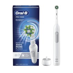Bàn chải điện Oral B Pro 1000 - Công nghệ thông minh, làm sạch hiệu quả hơn 300% so với bàn chải thông thường - Sản phẩm chăm sóc răng miệng cao cấp