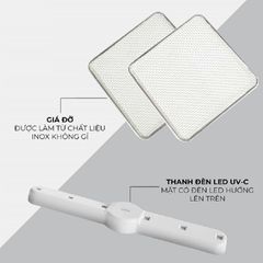 Máy tiệt trùng sấy khô bình sữa UV-C Moaz BéBé MB025 - Công nghệ diệt khuẩn an toàn, bảo quản 24h, chức năng làm sữa chua & sấy hoa quả