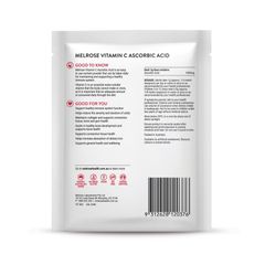 Bột Vitamin C Ascorbic Acid Melrose 125g - Hỗ trợ sức khỏe, tăng cường miễn dịch và làm đẹp da, nguyên chất dễ hòa tan