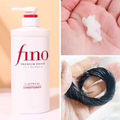 Cặp Gội Xả Shiseido Fino Premium Touch 550ml - Phục Hồi Tóc Hư Tổn, Dưỡng Ẩm và Tăng Độ Bóng Mượt cho Tóc Yếu