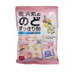 Kẹo Ngậm Ho Ryukakusan Nhật Bản - Hỗ Trợ Giảm Ho, Làm Dịu Cổ Họng, Vị Mật Ong, Việt Quất, Đào, Bạc Hà - Sản Phẩm Tự Nhiên Chất Lượng Cao