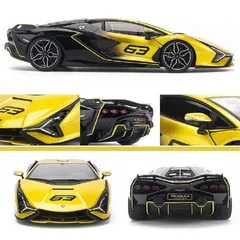 Mô Hình Siêu Xe Lamborghini Sian FKP 37 Tỷ Lệ 1:18 Bburago - Quà Tặng Độc Đáo Trang Trí Nhà Cửa