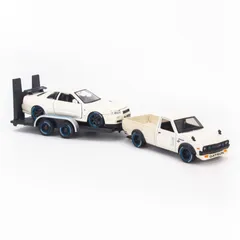 Mô hình xe thu nhỏ Maisto 1:24 Nissan Datsun 73 Pick up & Skyline R34 - Trang trí nhà cửa độc đáo cho tín đồ xe hơi