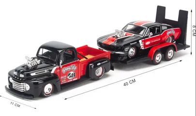 Mô Hình Xe Elite Transport Ford 48 F1 Pick Up + 67 Mustang GT Tỉ Lệ 1:24 - Đồ Chơi Sưu Tầm Chất Lượng Cao Maisto
