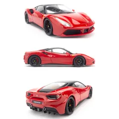 Mô Hình Xe Ferrari 488 GTB 1:18 Bburago Signature - Chi Tiết Tinh Xảo, Màu Đỏ Bóng Đẹp, Quà Tặng Tuyệt Vời Cho Người Hâm Mộ Xe Hơi