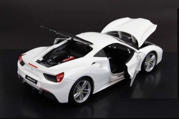Mô Hình Xe Ferrari 488 GTB Tỉ Lệ 1:18 Bburago - Mô Phỏng Đường Nét Thể Thao Sắc Nét, Quà Tặng Độc Đáo Cho Người Yêu Xe