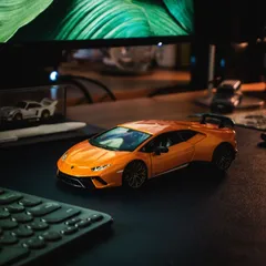Mô Hình Xe Lamborghini Huracan Performante Orange 1:24 Bburago - Đồ Chơi Trang Trí Nhà Cửa Chân Thực, Quà Tặng Độc Đáo