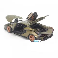 Mô hình xe Lamborghini Sian FKP 37 1:24 BBurago - Mô phỏng chi tiết xe thật, trang trí phòng khách, quà tặng cho tín đồ xe hơi.