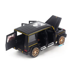 Mô hình xe Mercedes Benz G65 1:18 Miniauto chi tiết - Xe mở cửa, đánh lái, có đèn và nhạc - Quà tặng hoàn hảo cho tín đồ ô tô