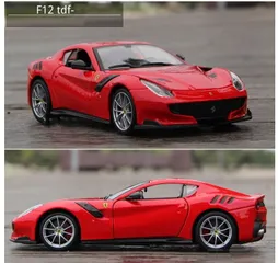 Mô hình xe ô tô Ferrari F12tdf 1:24 Bburago - Mô phỏng chi tiết siêu xe thể thao kim loại chắc chắn, quà tặng lý tưởng cho tín đồ đam mê xe hơi.