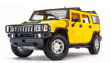 Mô Hình Xe Ô Tô Hummer H2 SUV Tỉ Lệ 1:18 Maisto - Mô Hình Chi Tiết Sắc Nét Cho Người Sưu Tầm
