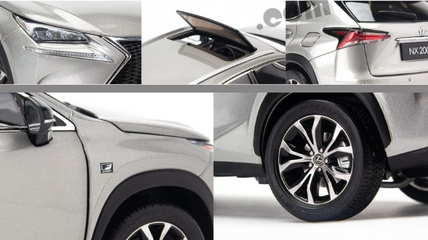 Mô hình xe ô tô Lexus NX200T 1:18 - Chi tiết cao cấp, mở cửa, quà tặng độc đáo cho tín đồ yêu thích xe hơi
