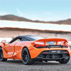 Mô hình xe ô tô Mclaren 720S 2017 tỉ lệ 1:24 Jinlifang - Sưu tầm trang trí chi tiết, sơn bóng, phù hợp làm quà tặng