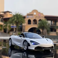 Mô hình xe ô tô Mclaren 720S 2017 tỉ lệ 1:24 Jinlifang - Sưu tầm trang trí chi tiết, sơn bóng, phù hợp làm quà tặng