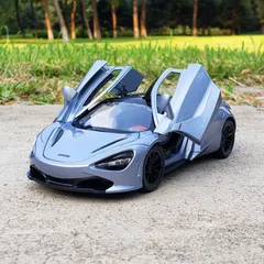 Mô hình xe ô tô Mclaren 720S 2017 tỉ lệ 1:24 Jinlifang - Sưu tầm trang trí chi tiết, sơn bóng, phù hợp làm quà tặng