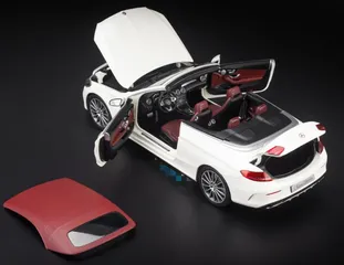 Mô Hình Xe Ô Tô Mercedes Benz C250 Cabriolet Tỉ Lệ 1:18 Iscale - Quà Tặng Sang Trọng, Chất Liệu Kim Loại, Thiết Kế Tinh Xảo