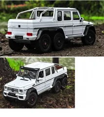 Mô Hình Xe Ô Tô Mercedes Benz G63 AMG 6x6 Tỉ Lệ 1:24 Welly - Thiết Kế Chi Tiết, Chất Liệu Cao Cấp, Quà Tặng Độc Đáo Cho Yêu Thích Xe Hơi