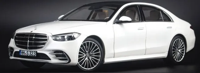 Mô Hình Xe Ô Tô Mercedes-Benz S-Class W223 2021 Tỉ Lệ 1:18 - Norev Mẫu Chất Lượng Cao, Chi Tiết Tinh Xảo, Cửa Mở Được
