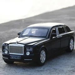 Mô Hình Xe Ô Tô Rolls Royce Phantom VII Tỉ Lệ 1:24 XLG - Trang Trí Nhà Cửa Độc Đáo, Quà Tặng Sang Trọng, Màu Đỏ Đen